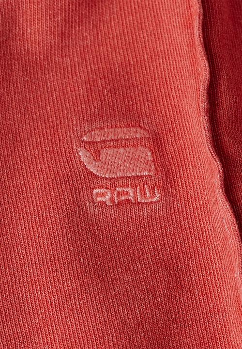 G-STAR - Overdyed destroyed boxy r t Dry jersey o rfd - finch gd