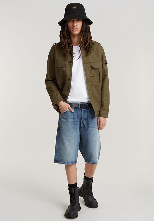 G-STAR - RAW painted back gr r t Dry jersey o - white