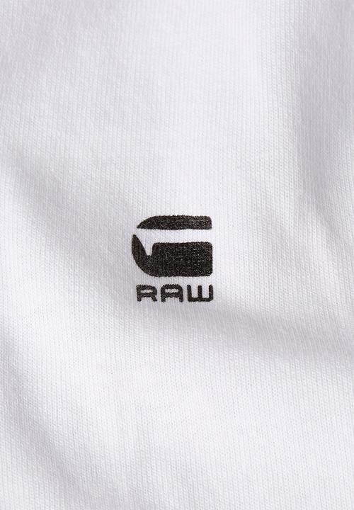 G-STAR - RAW painted back gr r t Dry jersey o - white