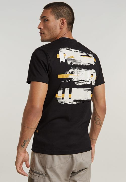 G-STAR - RAW painted back gr r t Dry jersey o - dk black