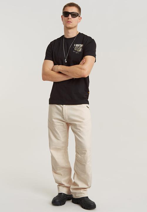 G-STAR - Headphones back gr r t Compact slub jersey o - dk black