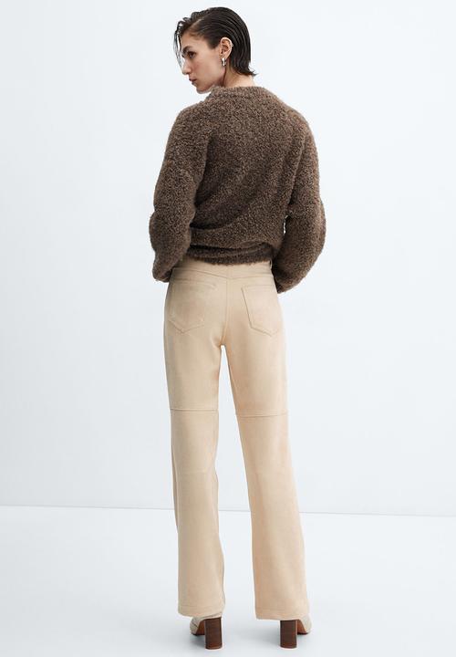 MANGO - Trousers elina - beige