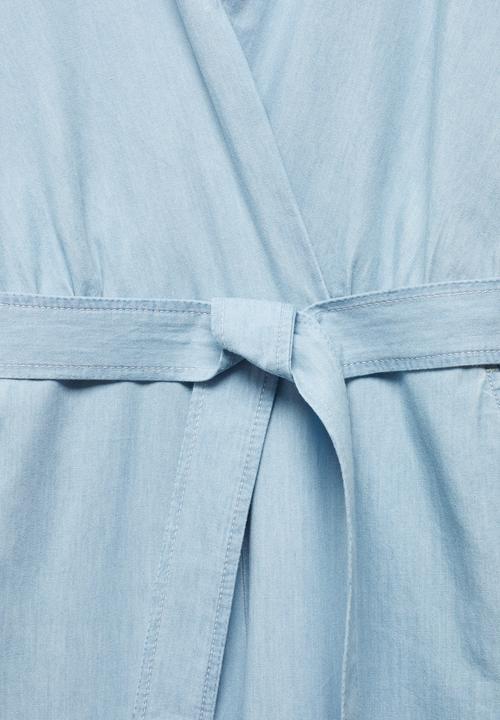 MANGO - One-Piece Suit Ten-H - Open Blue