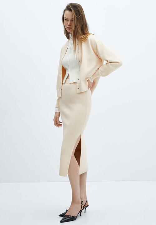 MANGO - Skirt nora - light beige