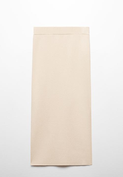 MANGO - Skirt nora - light beige