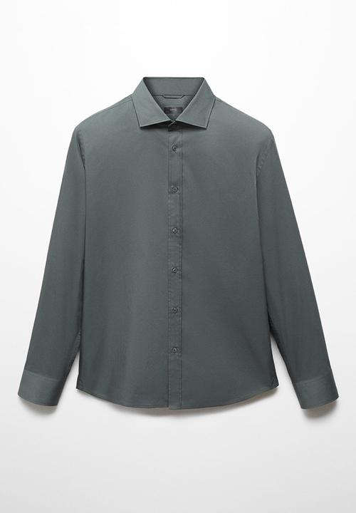 MANGO - Shirt palmar - green