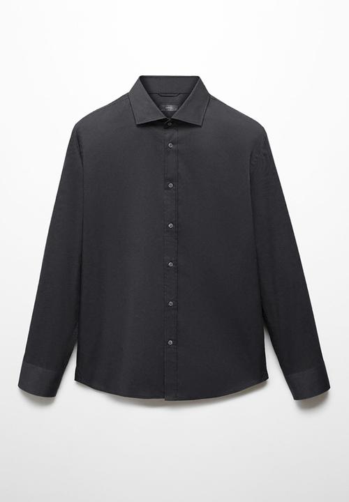 MANGO - SHIRT PALMAR-BLACK