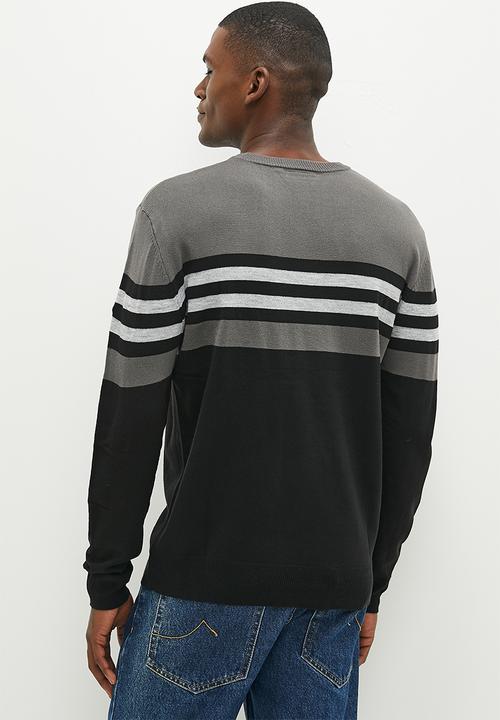 Pierre Cardin - Hermes Striped Knitwear - Grey