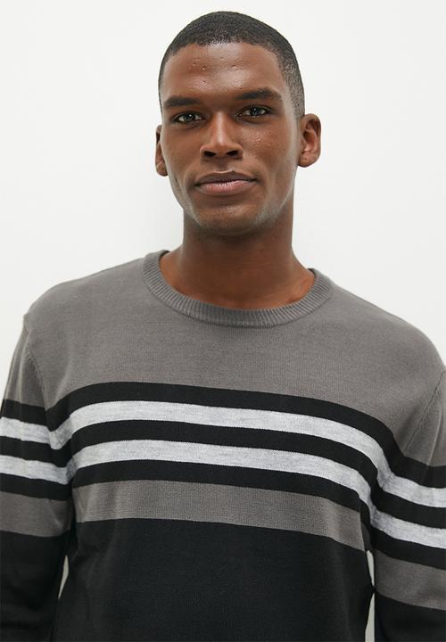 Pierre Cardin - Hermes Striped Knitwear - Grey