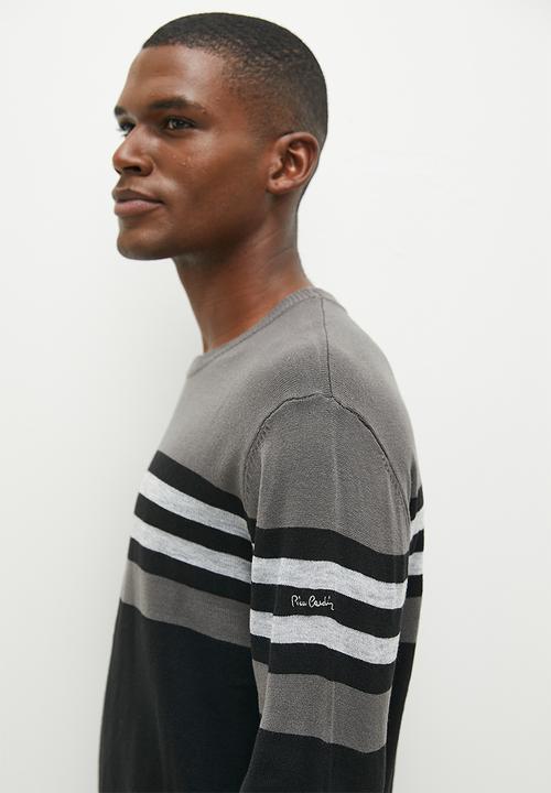 Pierre Cardin - Hermes Striped Knitwear - Grey