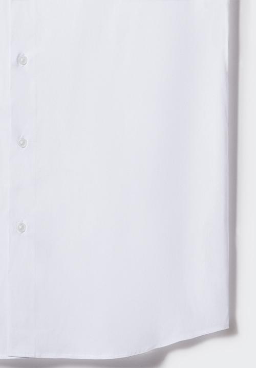 MANGO - Shirt oxford - white