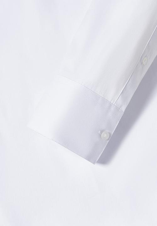 MANGO - Shirt oxford - white