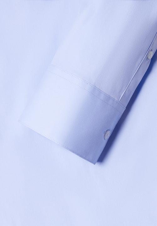 MANGO - Shirt oxford - sky-blue