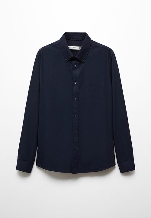 MANGO - Shirt oxford - navy