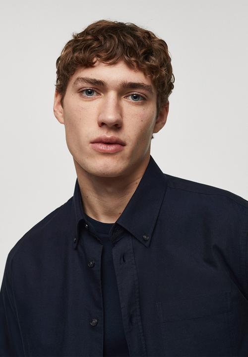 MANGO - Shirt oxford - navy
