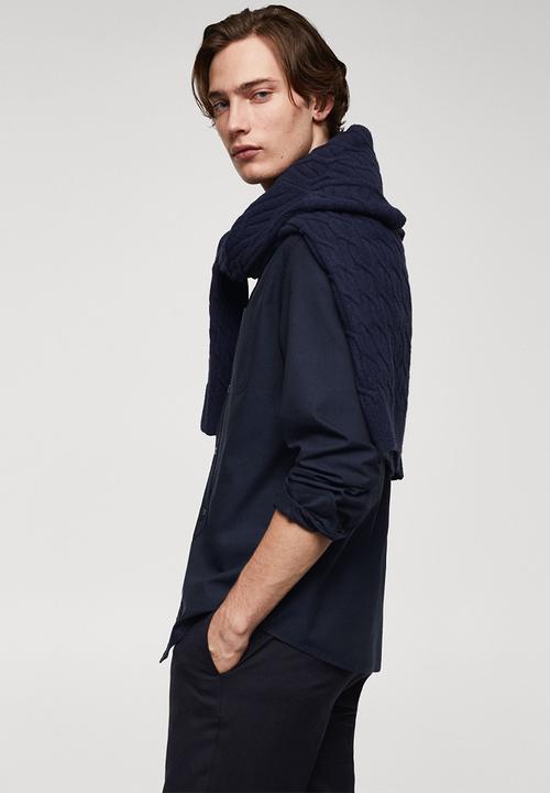 MANGO - Shirt oxford - navy