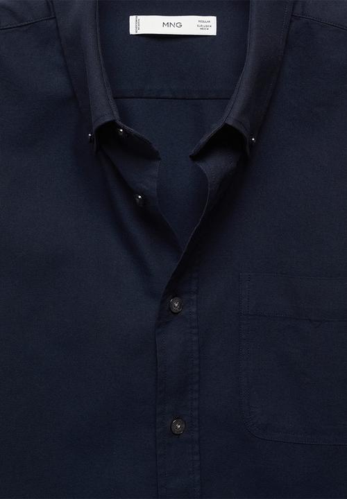 MANGO - Shirt oxford - navy