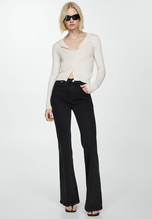 MANGO - Jeans violeta - open-gray