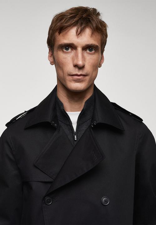 MANGO - Parka tango-black