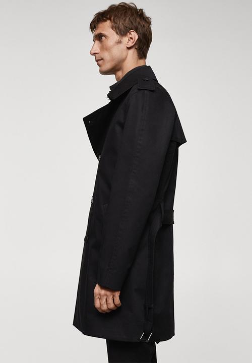 MANGO - Parka tango-black