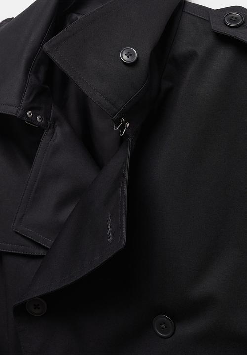 MANGO - Parka tango-black