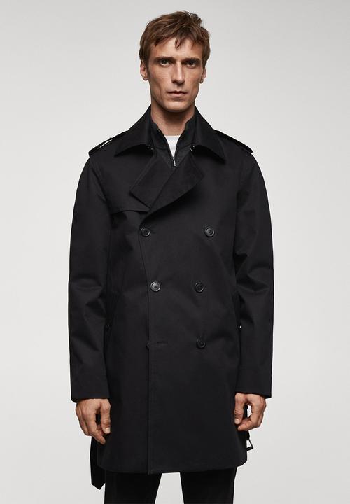 MANGO - Parka tango-black