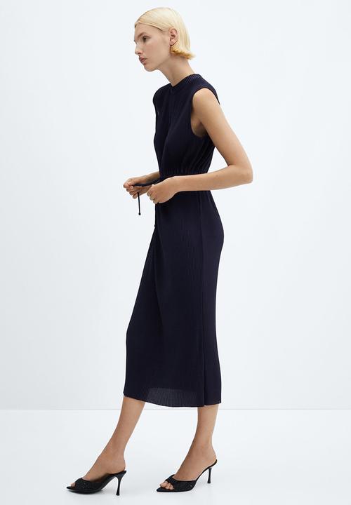 MANGO - Dress forest-a - dark blue