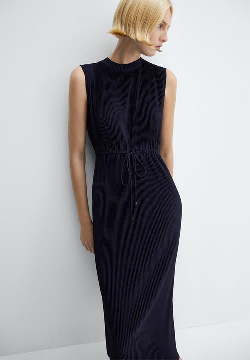 MANGO - Dress forest-a - dark blue