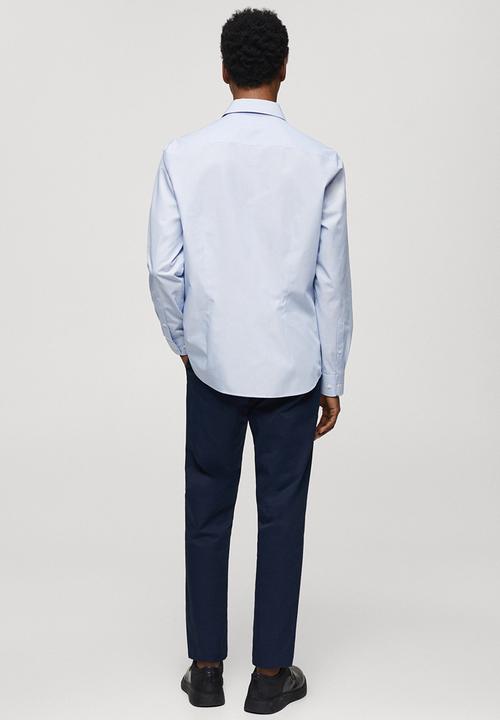 MANGO - Shirt sanlucar - sky-blue