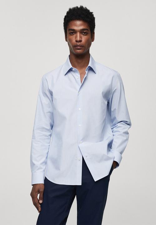 MANGO - Shirt sanlucar - sky-blue