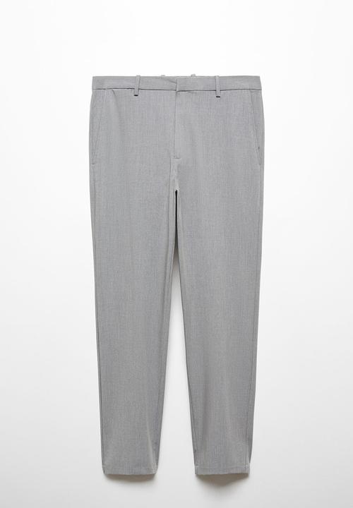 MANGO - Trousers bologna-grey