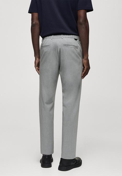 MANGO - Trousers bologna-grey