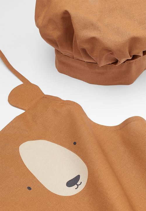 H&M - Children’s apron and chef’s hat - brown bear
