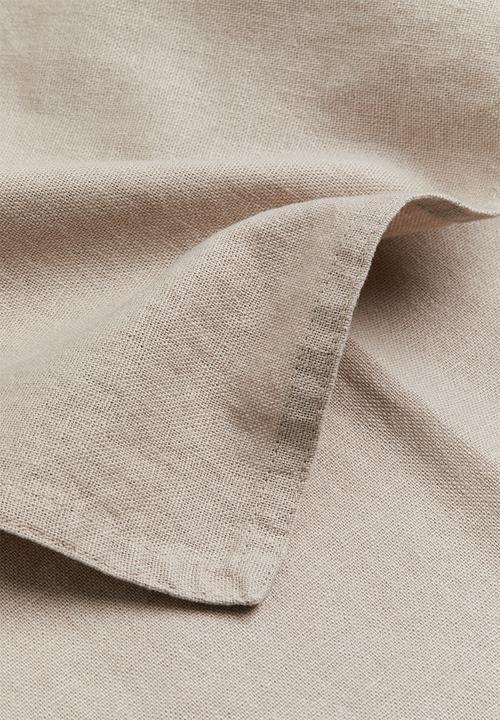H&M - 2 pack linen-blend napkins - light mole