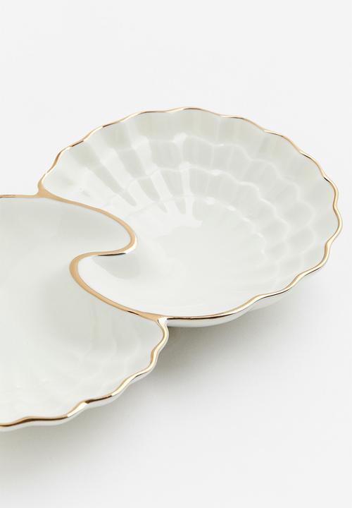 H&M - Porcelain serving dish - white