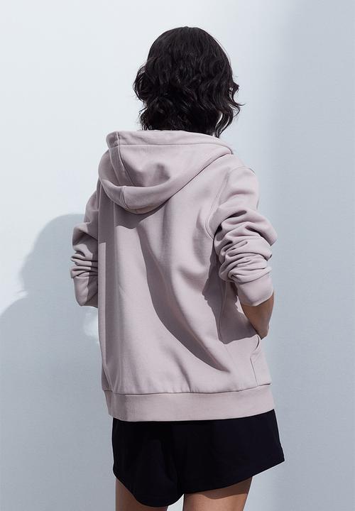 H&M - Zip-through hoodie - light greige