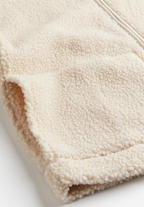 H&M - Teddy jacket - light beige