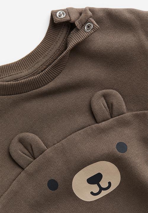 H&M - Cotton sweatshirt - brown bear