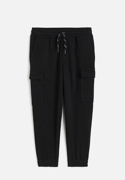 H&M - Cargo joggers - black