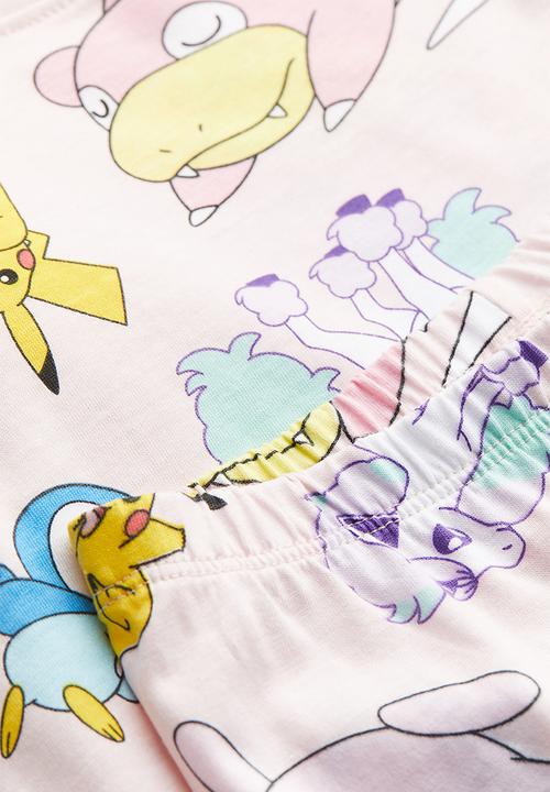 H&M - Jersey pyjamas - light pink pokémon