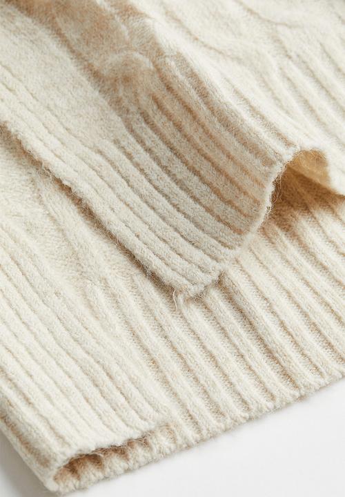 H&M - Cable-knit jumper - natural white