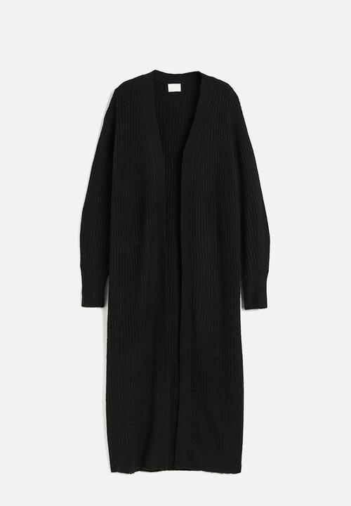 H&M - Long cardigan - black
