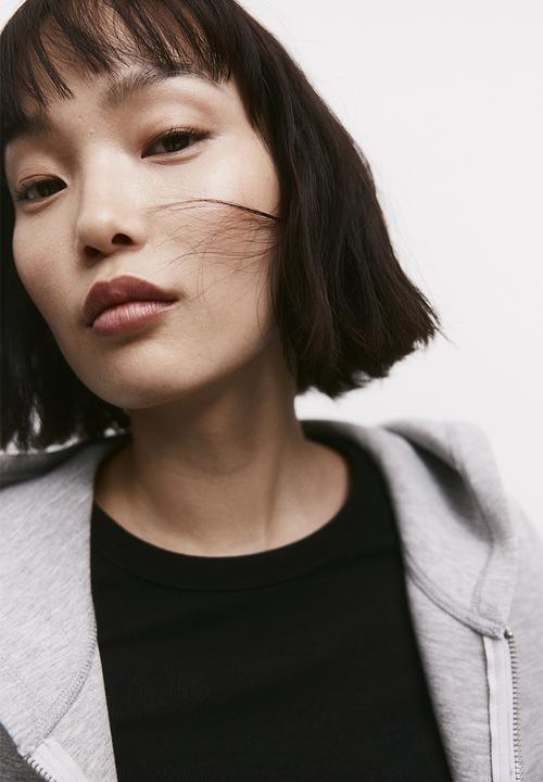 H&M - Mama ribbed jersey top - black