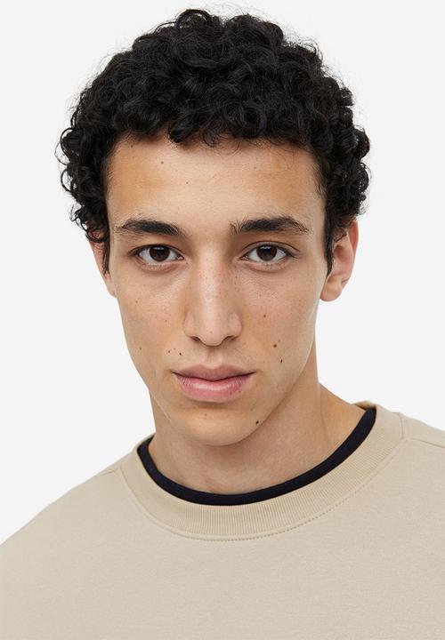 H&M - Loose fit sweatshirt - beige