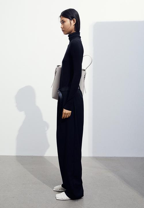 H&M - Polo-neck top - black