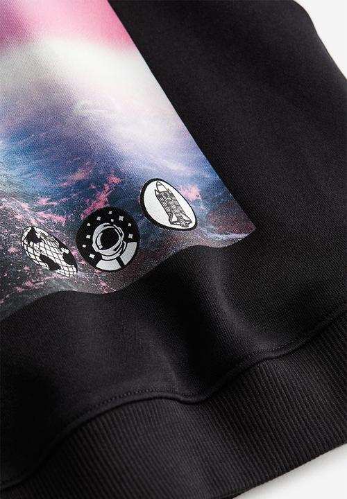 H&M - Sweatshirt - black nasa