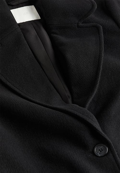 H&M - Twill coat - black
