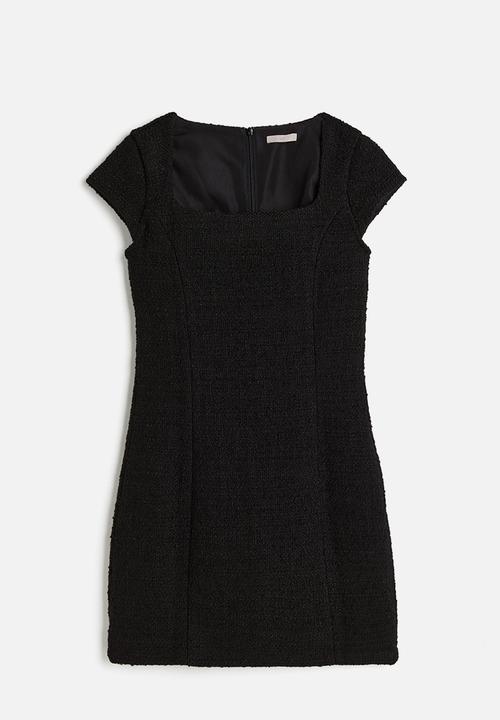 H&M - Bouclé dress - black