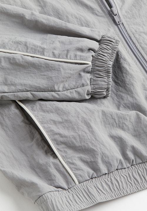 H&M - Nylon windbreaker - light grey
