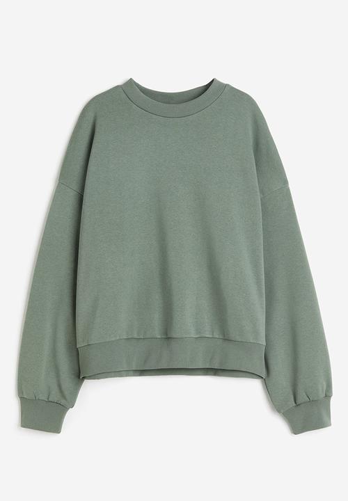 H&M - Oversized sweatshirt - dusty green